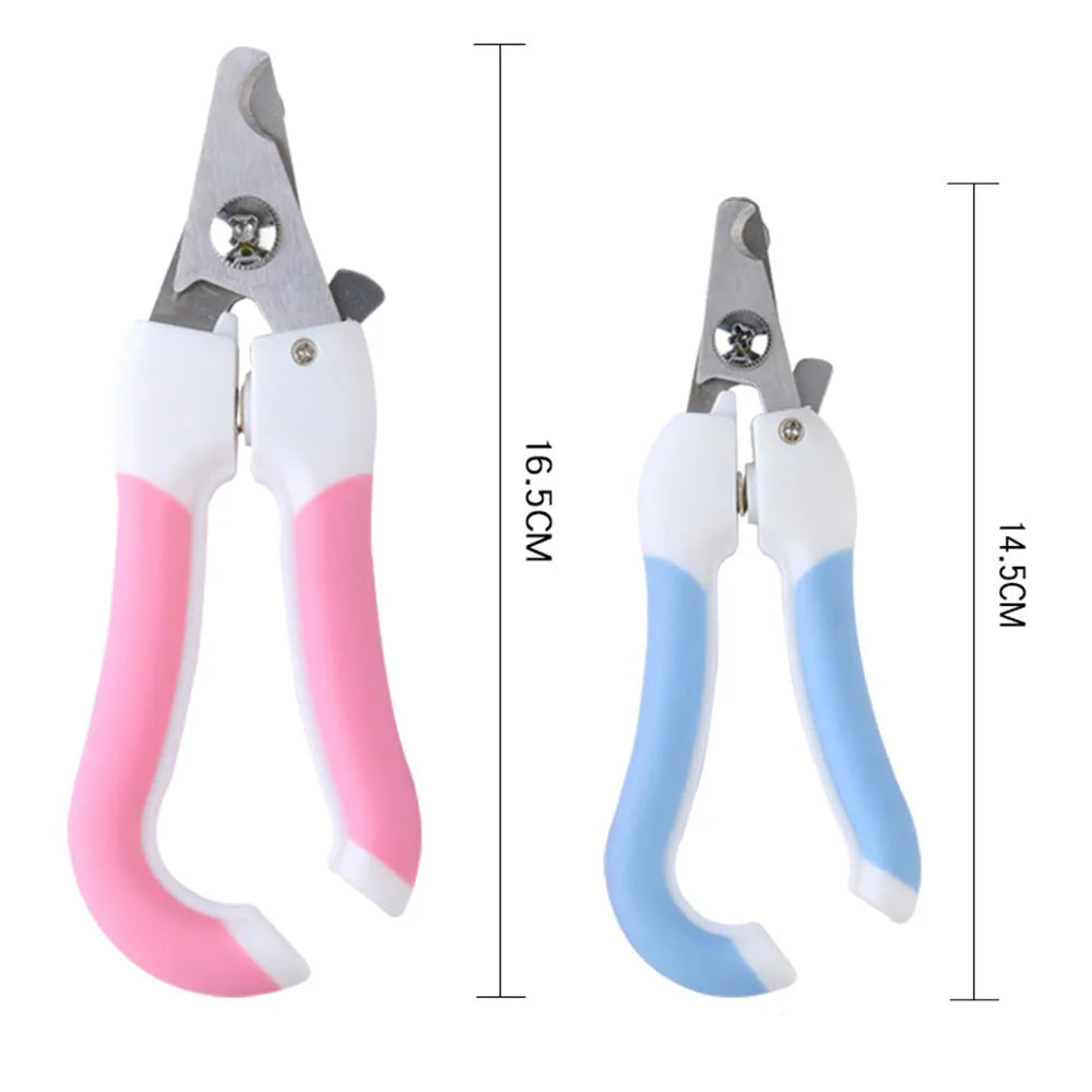 Dog Nail Clippers & Cat Nail Clipper for Small Large Pets Stainless Steel Nailclippers with Safety Guard to Prevent Over-Cutting