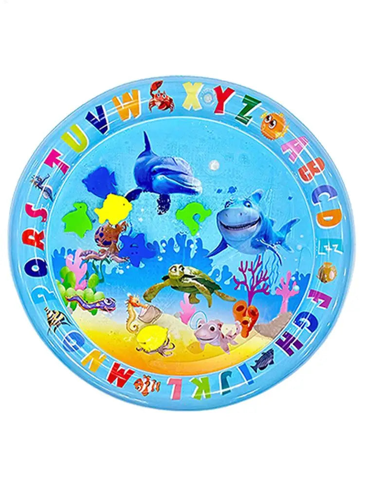Water Play Mat For Cat Sensory Water Mat Water Sensory Play Mat Cat And Dog Pet Playmat Sea Ocean Theme Sensory Toy Pet Supplies