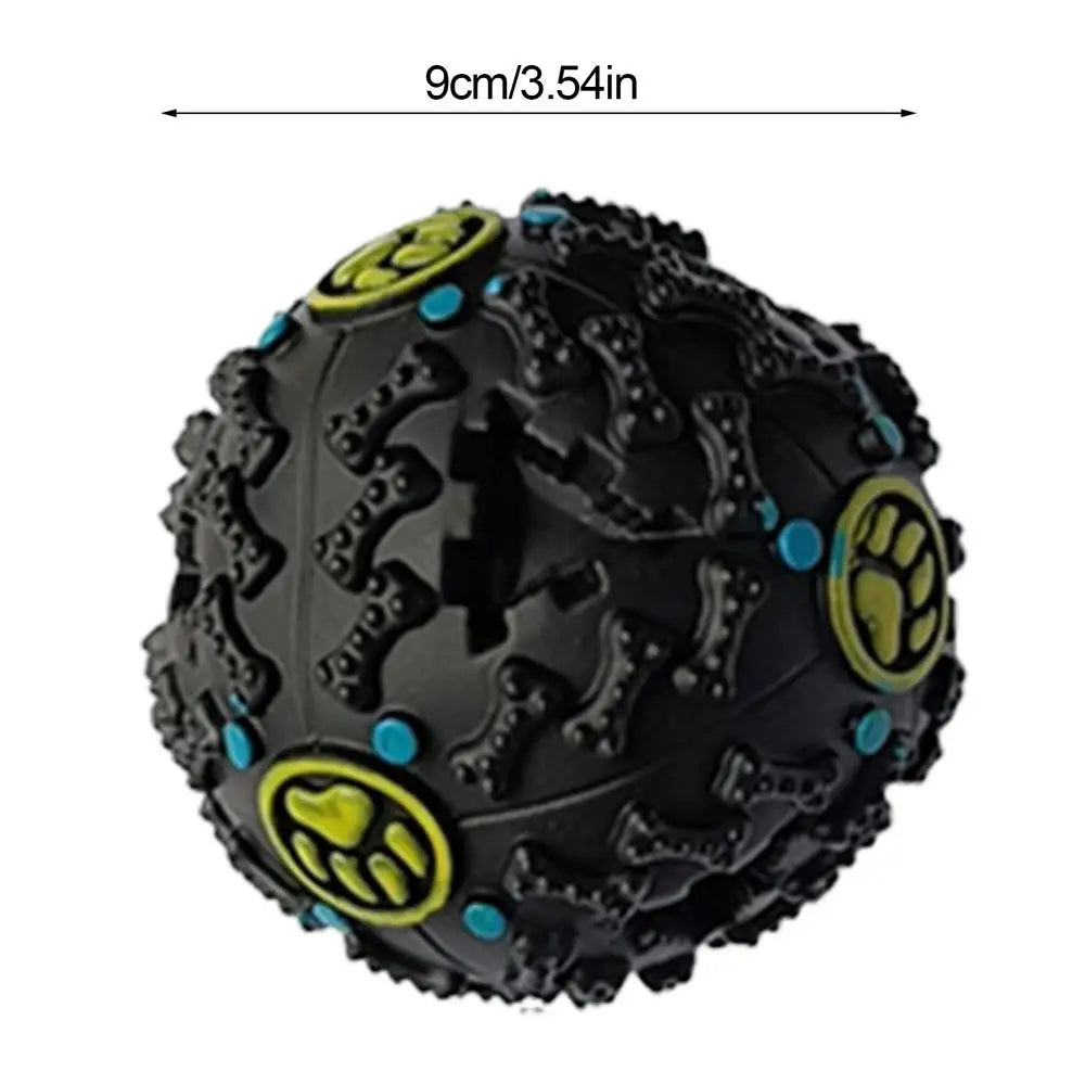 Dog Giggle Ball Teething Ball Toys Interactive Slow Feeder Balls Creative Dog Leaky Ball With Giggle Sound For Dogs Foraging