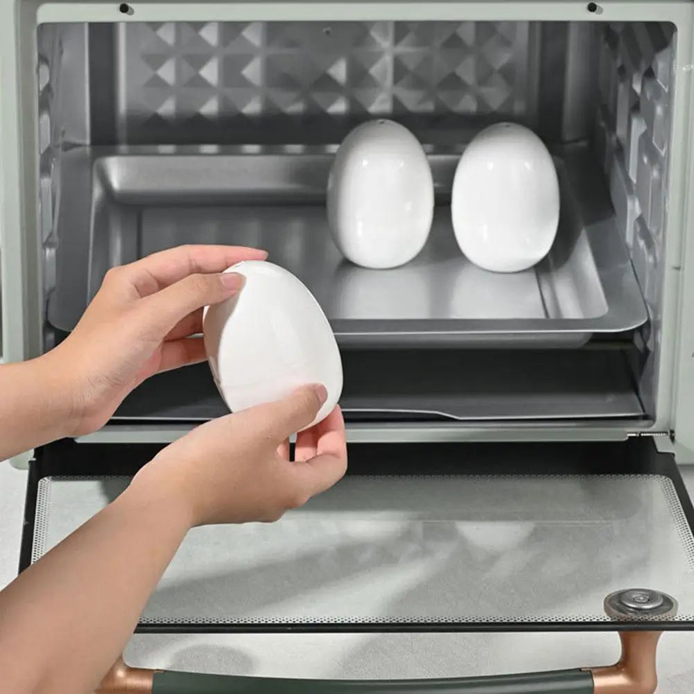 Microwave Oven Egg Steamer 1/4 Egg Capacity Prevent Evenly Kitchen Dumpling Burst Cooking Multifunctional Tool Quickly Heat J0Q5