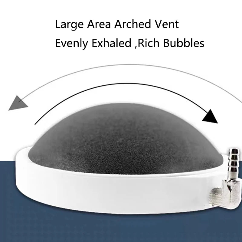 50/75/80/100mm Fish Tank Aquarium Air Stone Oxygen Aerator Increasing Air Bubble Pond Pump Hydroponic Oxygen Accessories