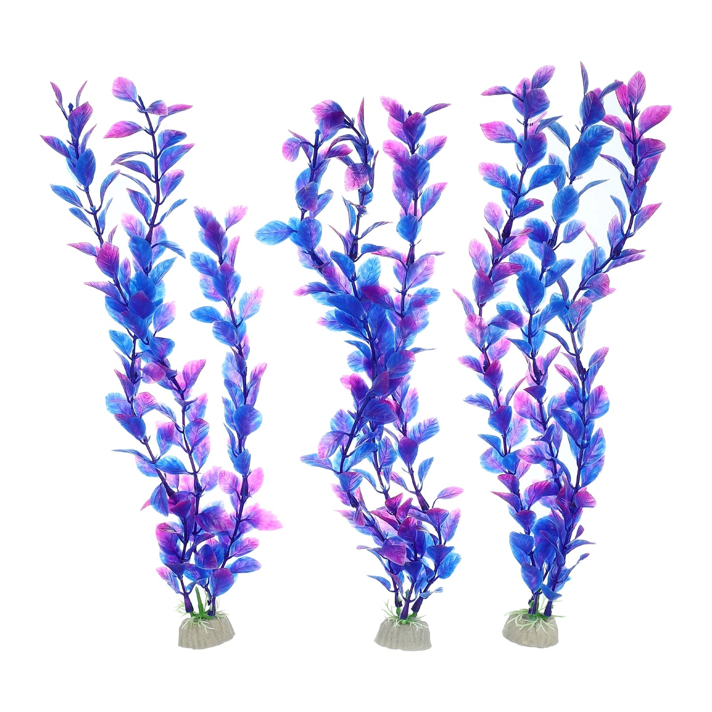 UXCELL 3/4/5/6/8/9 Pcs Artificial Aquarium Plants Grass Water Weeds Ornament Fish Tank Plant Flower Grass Decor Accessories
