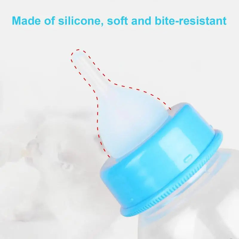 Puppy Feeding Bottle Puppy Milk Feeder Kitten Bottles Kitten Feeder Silicone Nipple Kitten Bottle Feeding Kit Milk Dispenser Pet
