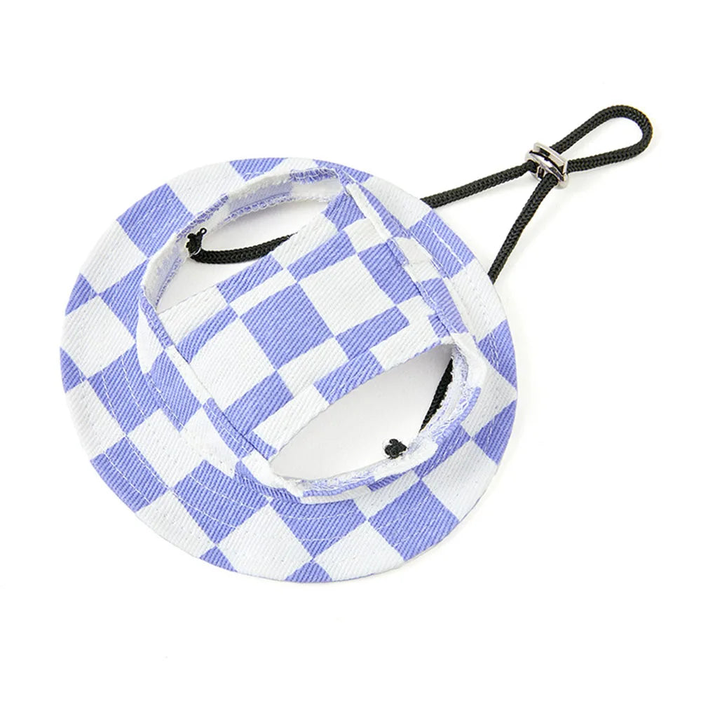 Pet Caps Puppy Round Brim Visor Hat Cat Dog Sun Cap with Ear Holes for Teddy Pug Chihuahua Shih Tzu Yorkshire Terriers Papillons