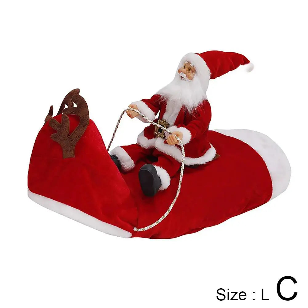 Creative Christmas Pet Clothes Old Man Riding Costume Christmas Atmosphere Funny Supplies Cats And Dogs Pet Winter Clothes