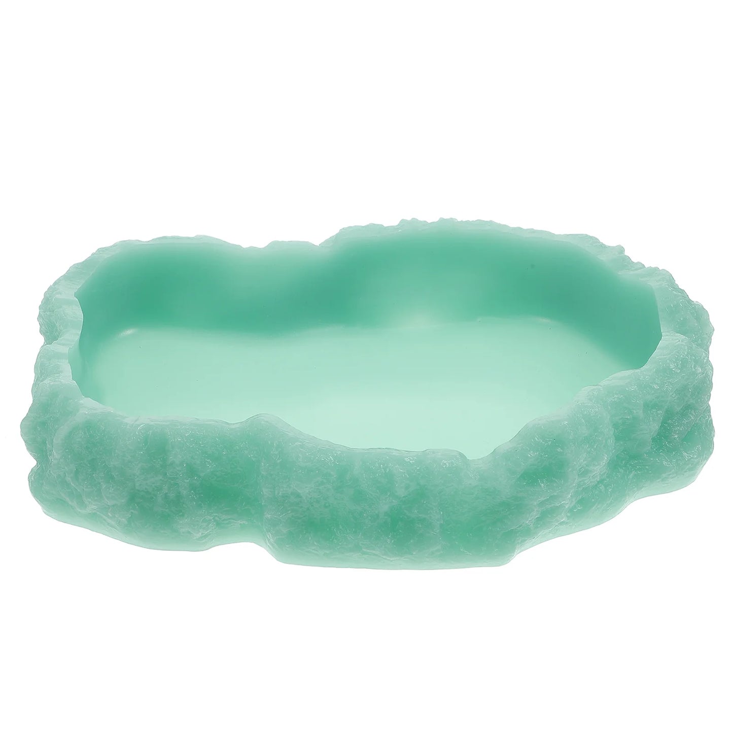 Luminous Water Bowl Reptile Feeding Dish Amphipod Turtle Feeder Pet Supplies Reptiles Incubator Shine Leopard Print