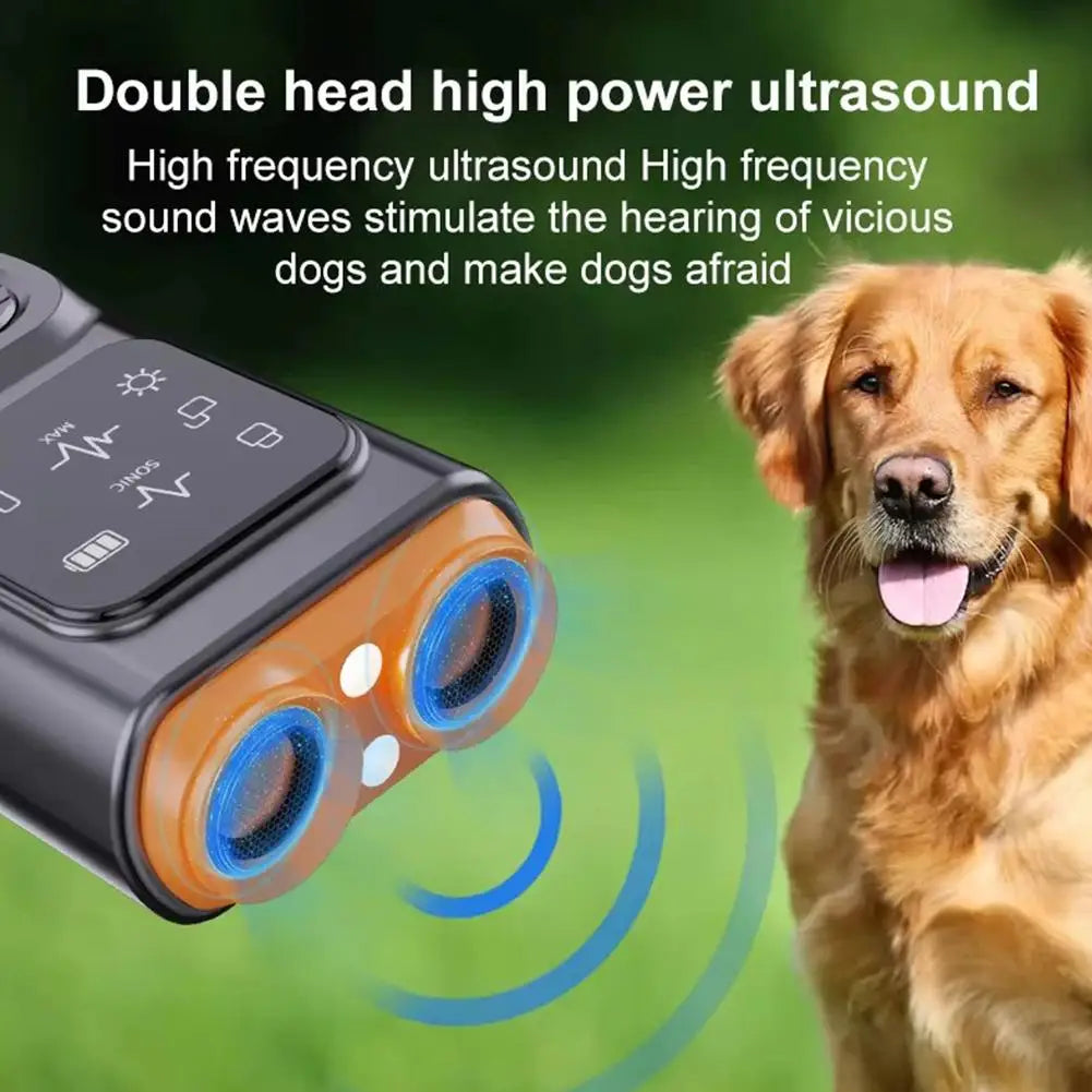 Dog Repeller Tools High-power Dog Anti Bark Deterrent LED 3 Trainer With Control 1 In Handheld Bark Flashlight Pet Device D N1B9