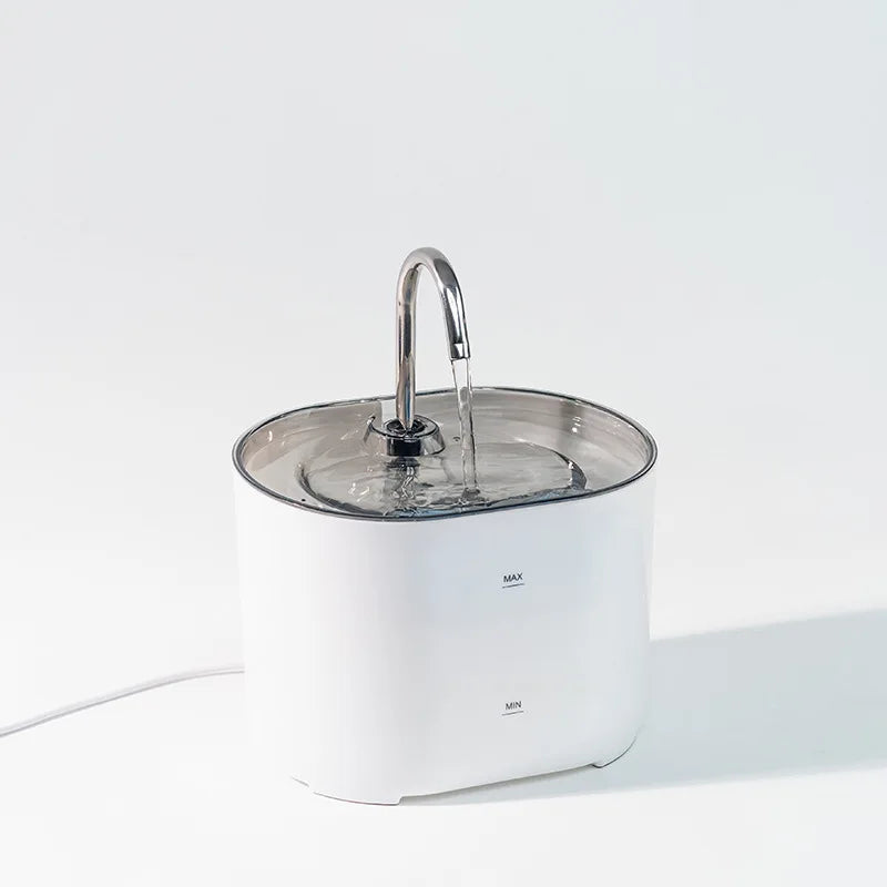 Stainless Steel Faucet Pet Cats Water Fountain Automatic Cycle Filters Ultra Silent Water Pump Cats Dog Drinking Water Dispenser