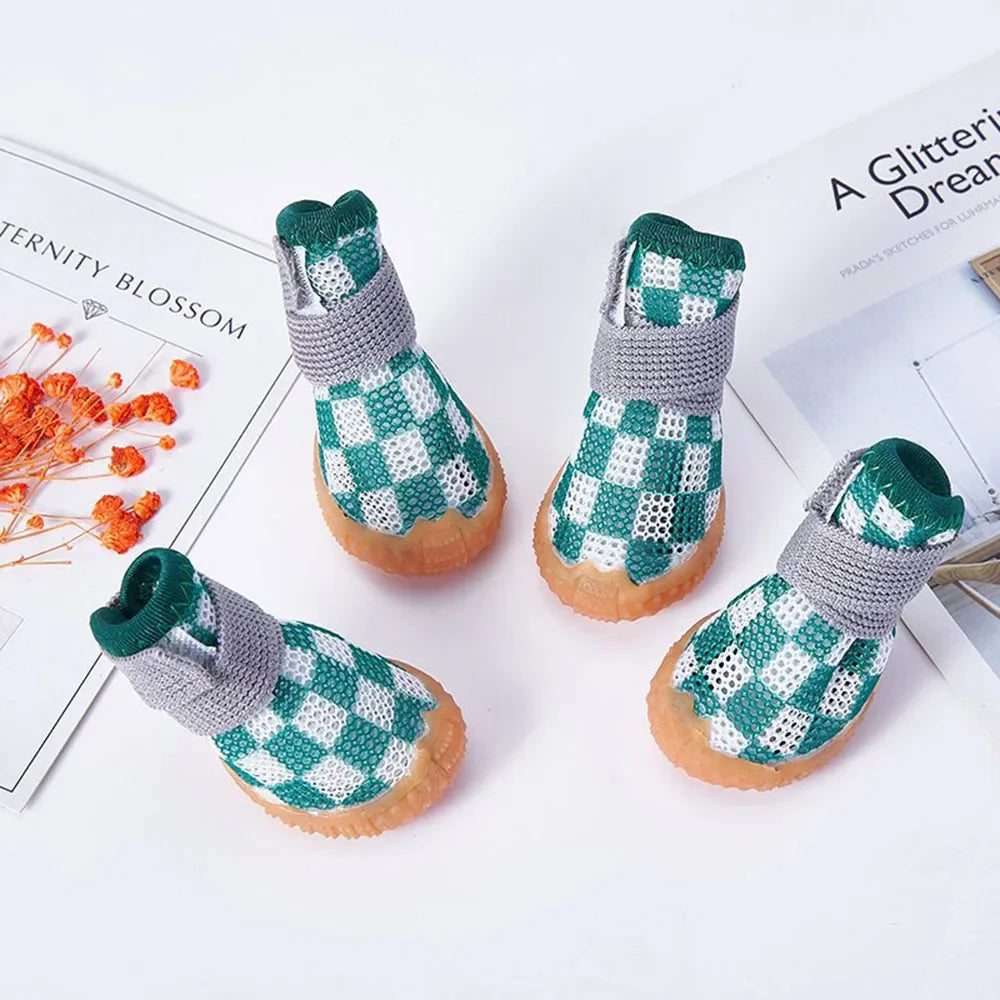 Small Dog Shoes Breathable Dog Shoes for Hot Pavement Pet Puppy Boots & Paw Protectors for Doggies for Hardwood Floors Anti Slip