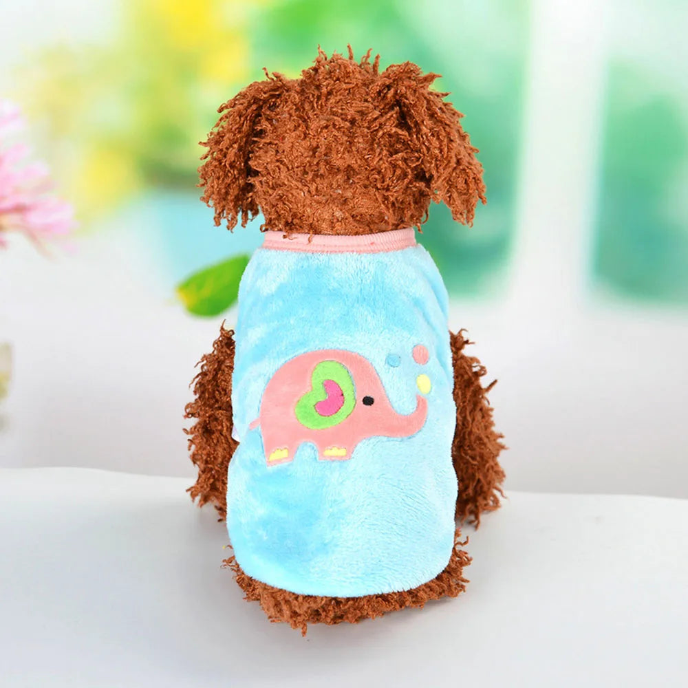 Guinea Pig Clothes Small Animal Rabbit Cat Warm Vest Cozy T-Shirt for Guinea Pig Ferret Bunny Kitten Chihuahua and Small Animals