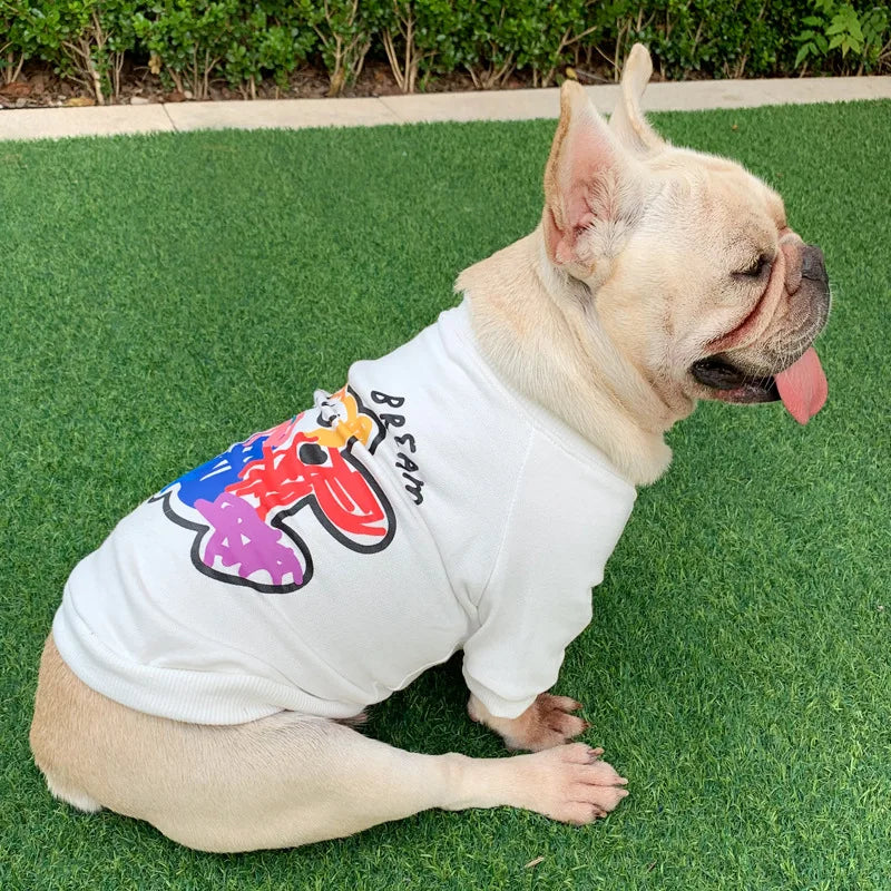 The New Dog Costume Dog Clothes for Small Dogs Parent-child Wear Spring and Autumn Pure Cotton Three Colors Seven Sizes