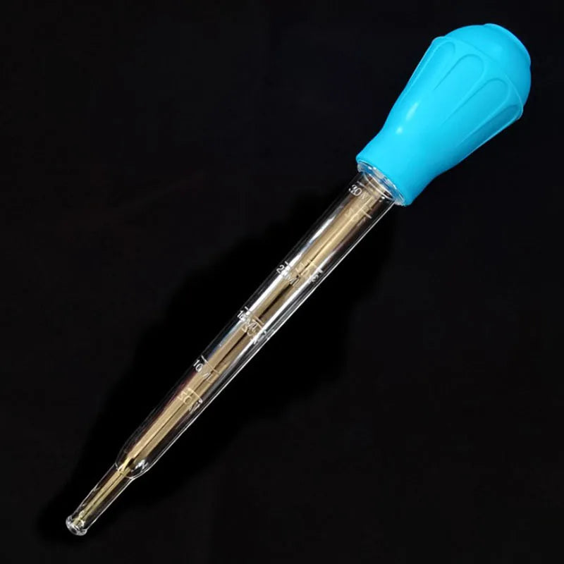 30ml Aquarium Clean Tool Pipette Fish Tank Siphon Pump Water Changer Aquarium Accessories with Extension Tube Four Colors