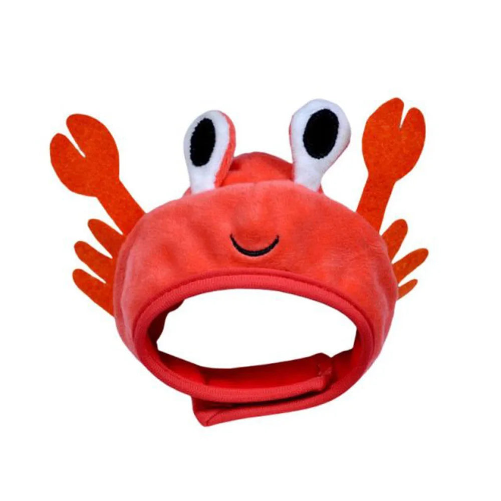 Cute Pet Hat Small Dog Cat Hat Easter Bunny Hat Crab Lobster Frog Cap Pet Party Costume Accessories Headwear for Cat Kitten Pug