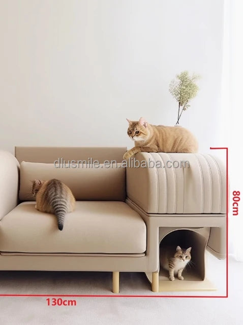 3D Print Cat Bed Kennel Pet Sofa Scratch-Resistant Easy to Clean Pets and Humans Sharing Furniture Customized