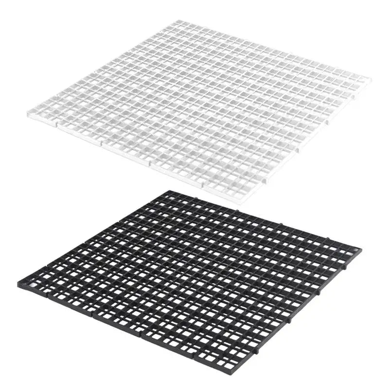 Fish Tank Lid 4pcs Multifunctional Aquarium Cover Lid Turtle Basking Area Aquarium Filter Plate Anti-Jumping Terrarium Lid