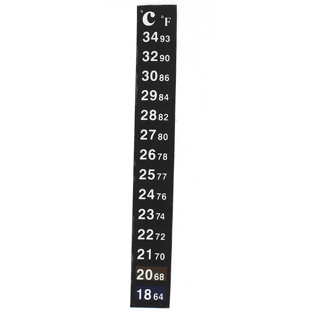 UXCELL Aquarium Glass Sticker Thermometers Digital Fish Tank Fridge Thermometer Sticker Measurement Tools Fish Tank Accessories