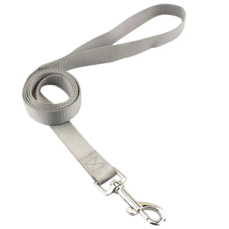 4ft Long Nylon Dog Leash Durable Training Leashes Pet Accessories Traction Rope for Small and Medium Breed Dogs