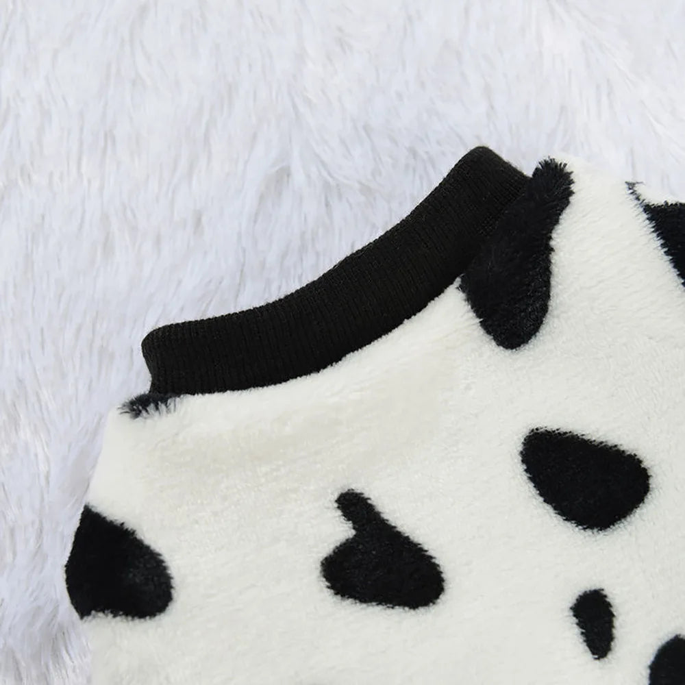 1Pc Small Dog Autumn/Winter Flannel Pet Clothing Cute and Warm Teddy Cat Clothing Comfortable