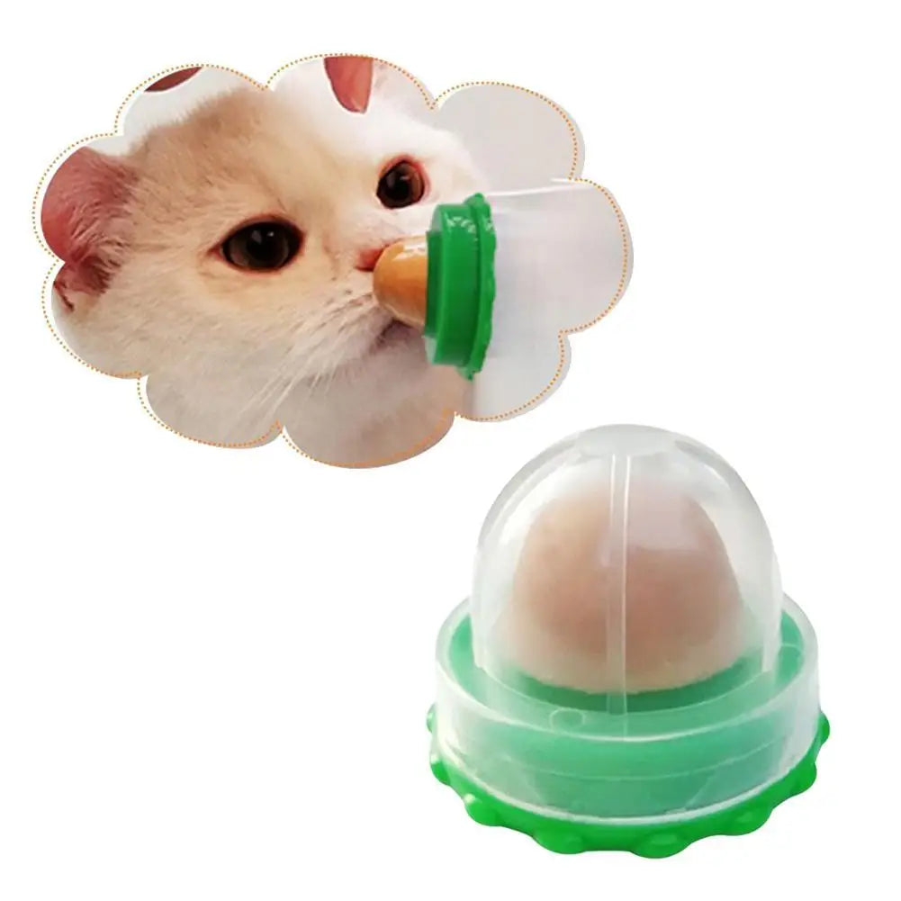 Healthy Cat Mint Ball Nutritious Candy Solid Sticky Wall Digestion Cat Snacks Pet Teeth Cleaning Anti-Bite Snacks Licking Candy