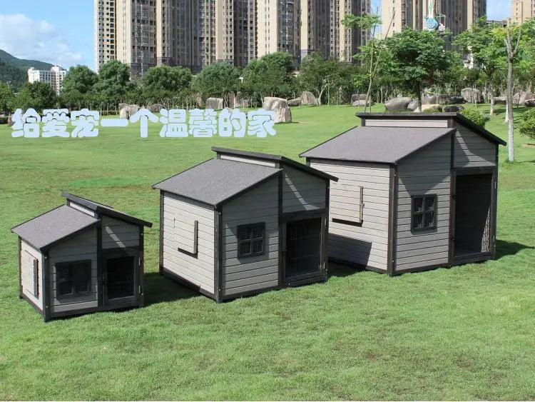 Small puppy house outdoor water rot kennel kennel kennel rural large medium and small outdoor villa