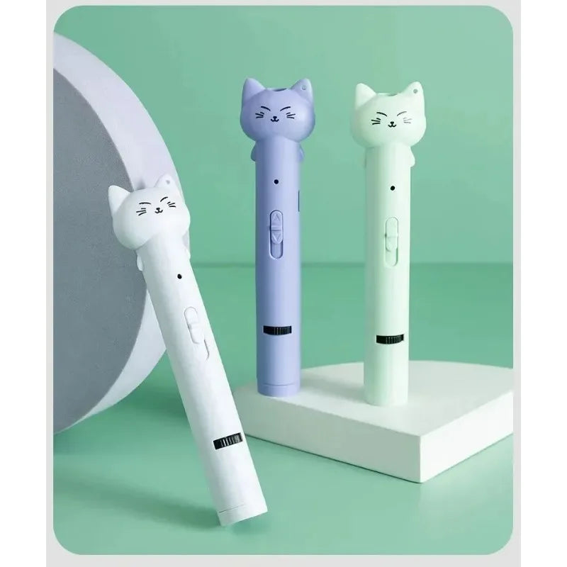 USB Charging Laser Cat Teasing Stick Infrared Laser Light Pattern Projection Cat Toy Pet Supplies Cat Teasing Pen cat toys