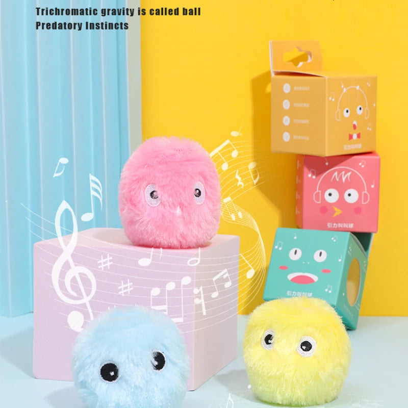 New Pet Called The Ball The Vocal Hi-hi Cat Toy Ball The Cat Tease Stick The Catnip Gravity Barking Ball Cat Toys Interactive