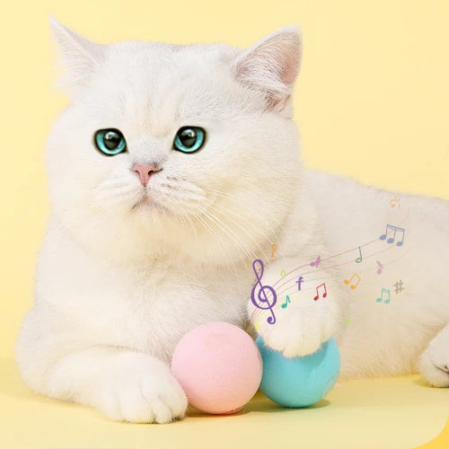 New Pet Called The Ball The Vocal Hi-hi Cat Toy Ball The Cat Tease Stick The Catnip Gravity Barking Ball Cat Toys Interactive