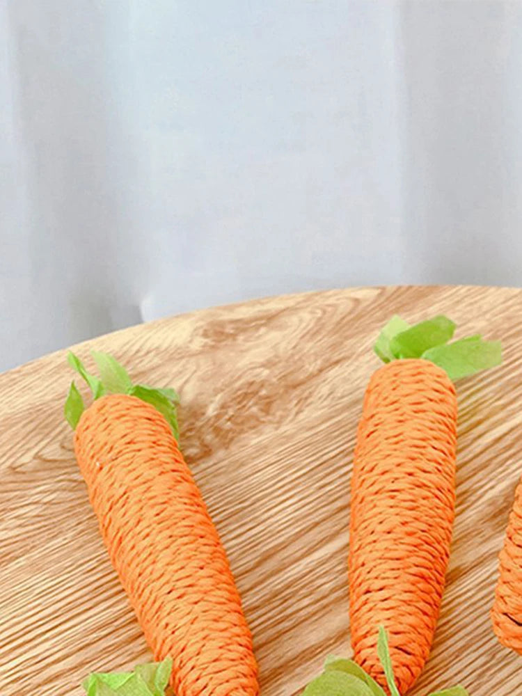 1PC Sisal Radish Toy Cat Toy Vocal Carrot Cat-Teasing Stick Self High And Fun Cat Scratch Board Pet Supplies