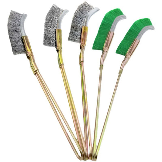Steel Wire Brush Aquarium Algae Cleaning Brush Nylon Brush Aquarium Cleaner Fish Tank Stain Cleaning Tools Accessories