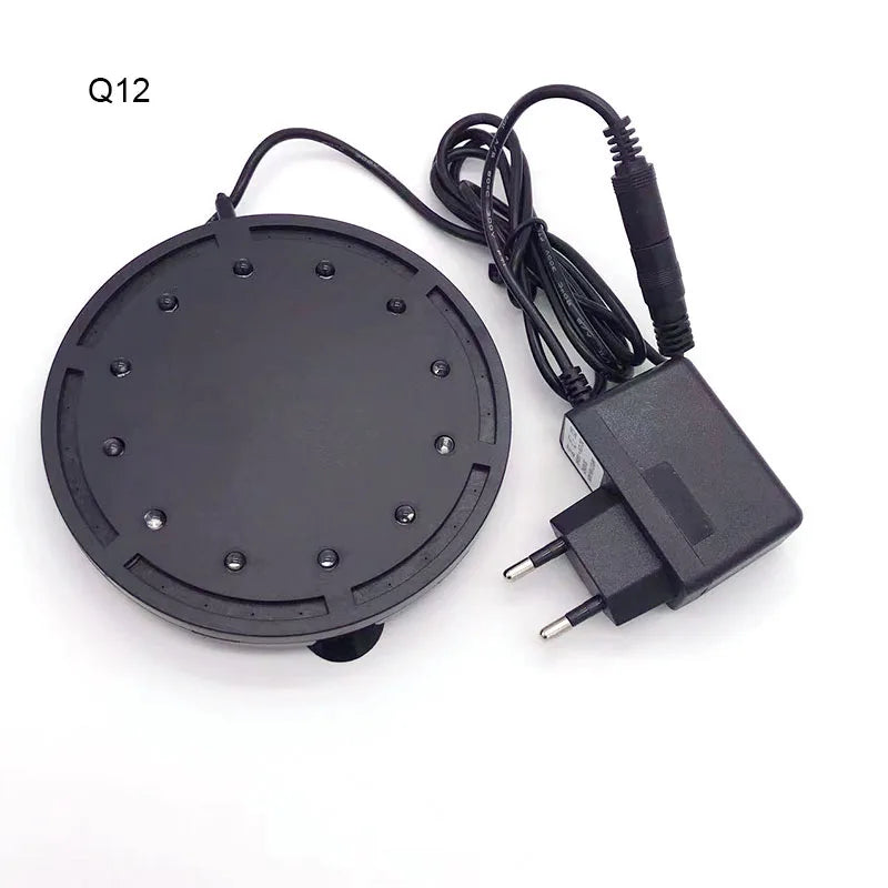 1pc Aquarium Air Stone Bubble Bar with LED Light Underwater Oxygen Pump Aquarium Fish Tank Aerator Pump Stone with Suction Cups