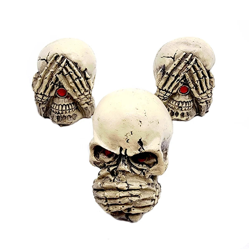 Resin Aquarium Ornaments Decoration Simulated Character Skull Decoration For Fish Tank Ornament Aquatic Pet Supplies Decorations