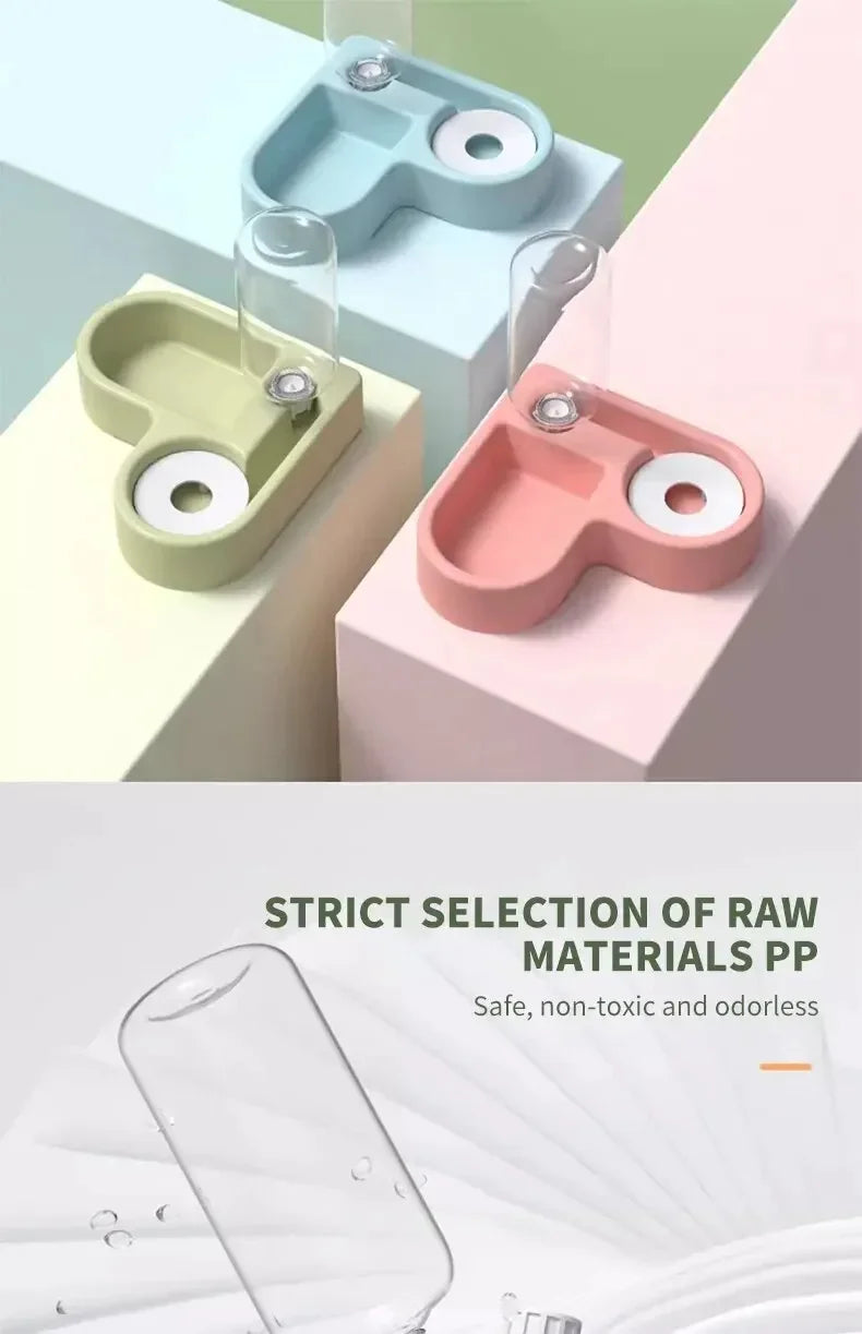 1pcs Double Dog and Cat Bowl-Pet and Food Bowl Set with Pet Feeding Bowl Suitable for Cats and Small Dogs