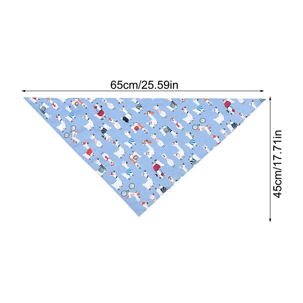 Fruit Dog Bandana Triangle Scarfs Bibs with Cute Fruit Pattern Cartoon Dog Triangle Bib Fruit Print Pet Neckerchief for Pet Dog