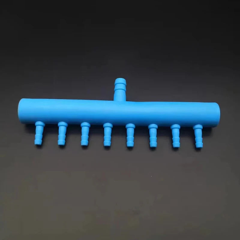 Plastic 2 4 6 8 Way Aquarium Air Splitter Valve Fish Tank Air Pump Flow Splitter Distributor Pump Valve Tap Control Switch