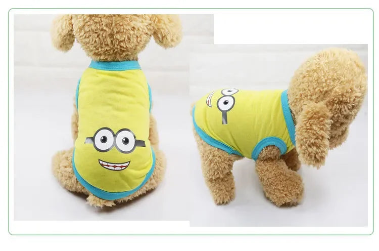 2023 Hot Cute spring summer Dog Clothes Printed Camouflage Mesh Dog Vest For Small Medium Dogs Coat Jacket Puppy Costume Vest