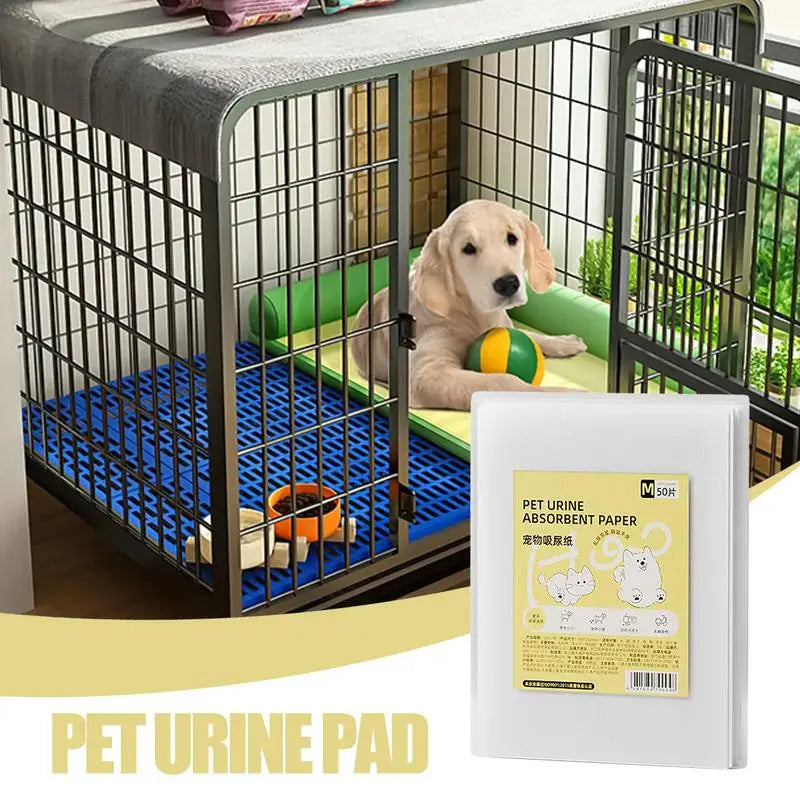 50 Sheets Dog Pee Pads Super Absorbent Dog Training Pads Potty Pads Pet Urine Pad Non-woven Puppy Training Pads For Cat Dogs