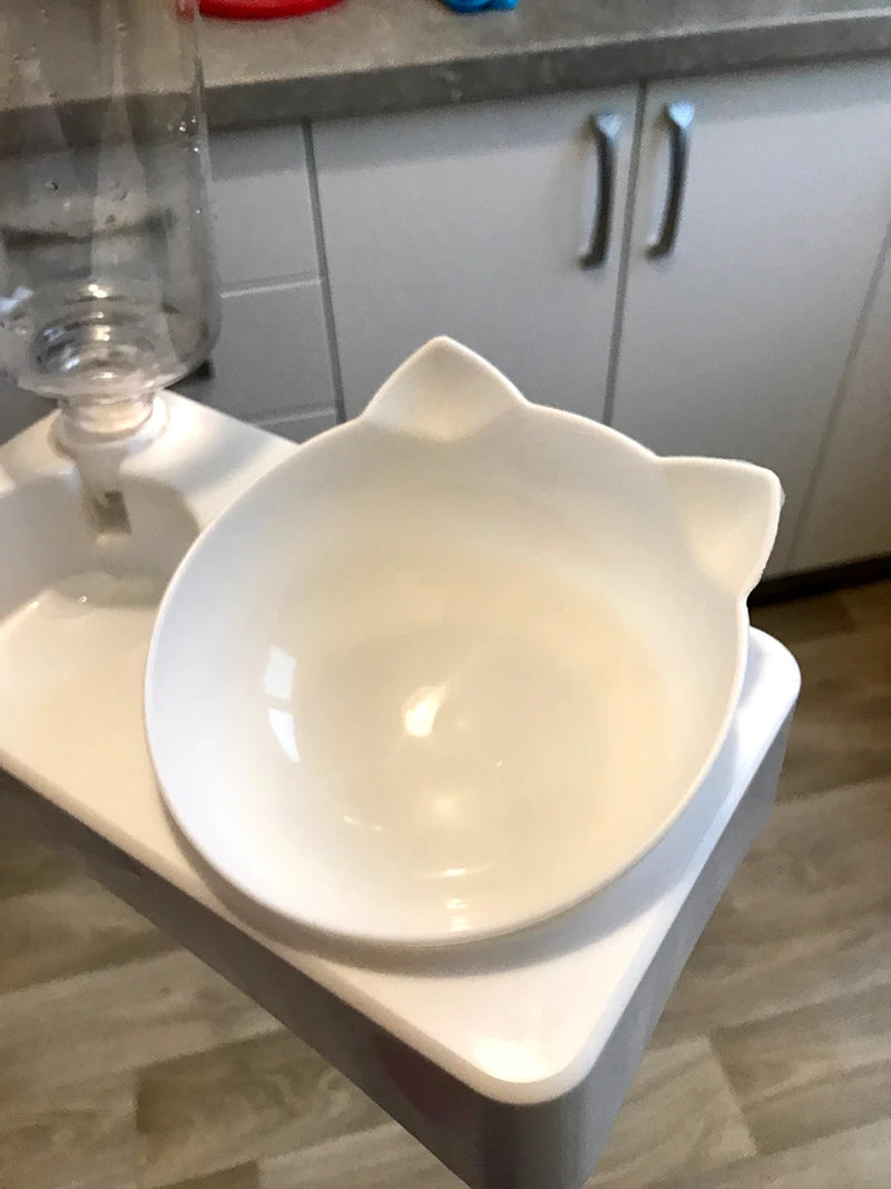 Non-Slip Double Cat Bowl Dog Bowl With Stand Pet Feeding Cat Water Bowl For Cats Food Pet Bowls For Dogs Feeder Product Supplies