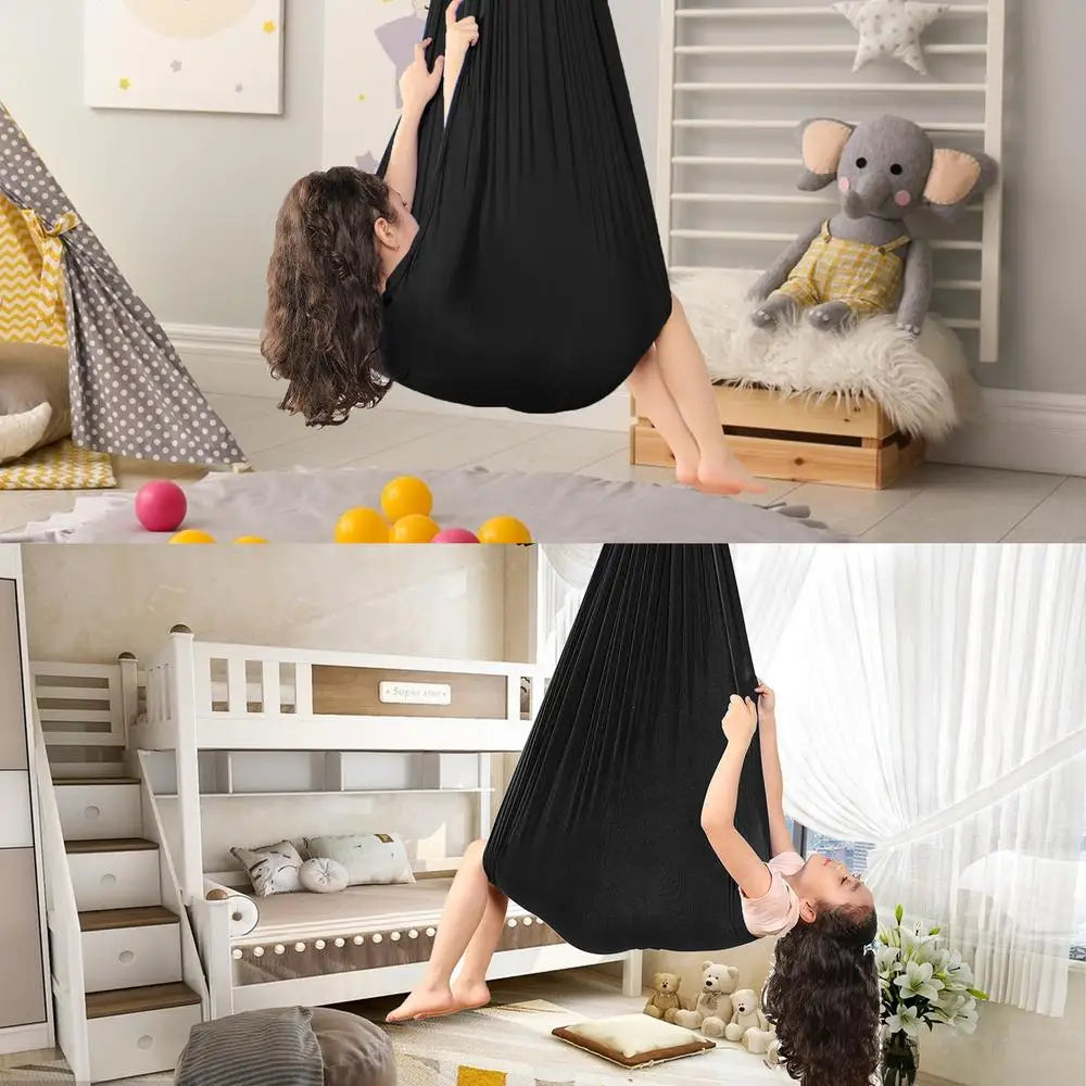 Swing For Kids Indoor Swing Chairs For Kids With 360 Swivel Hanger Comfortable And Durable Children's Indoor Adjustable Hammock