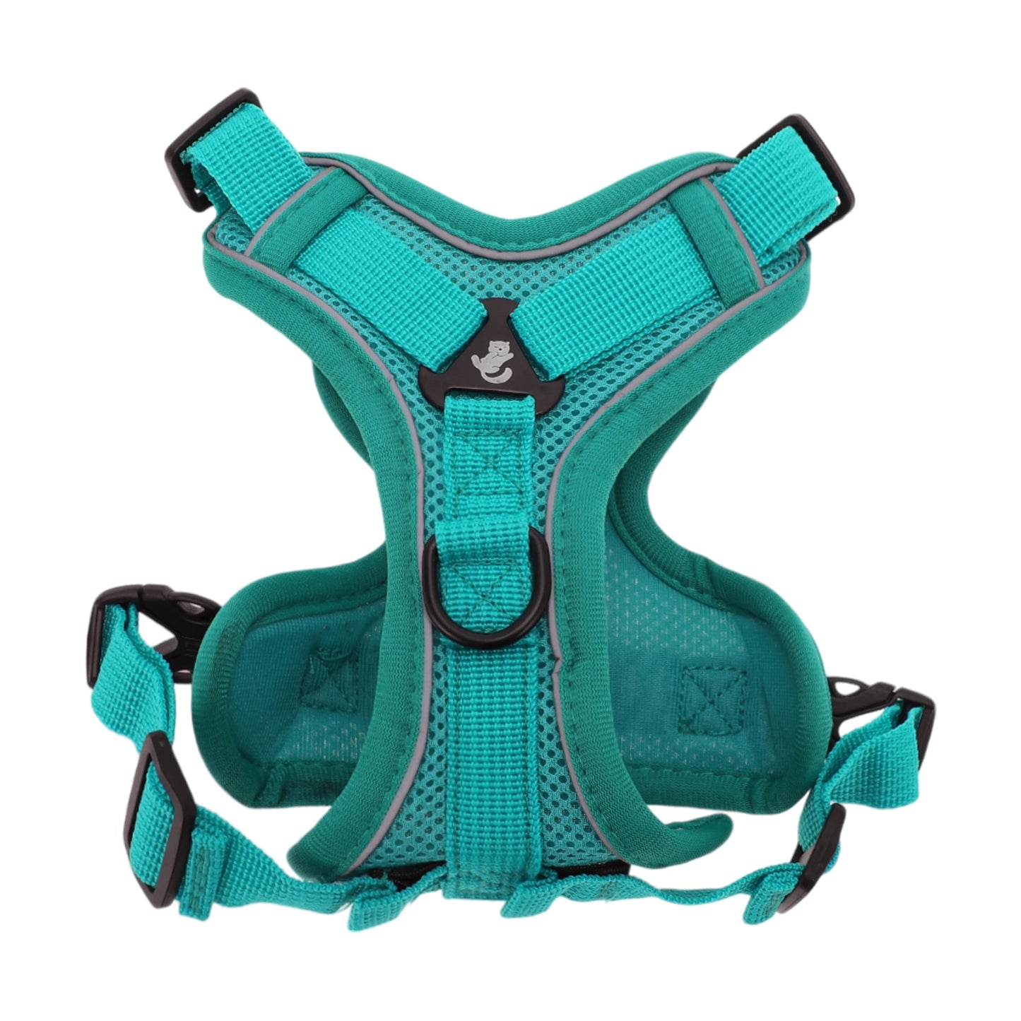 UXCELL Cat Harness and Leash Set Adjustable Vest with Reflective Strips Escape Proof for Cat and Small Dog Outdoor Hiking