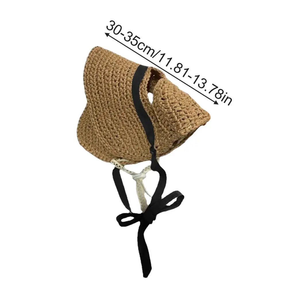Dog Sombrero Hat Cat Sun Hat Dog Summer Hat Small Dog Sun Hat Dog Sun Caps Cat Sombrero Straw Hat for Puppy Small Dogs