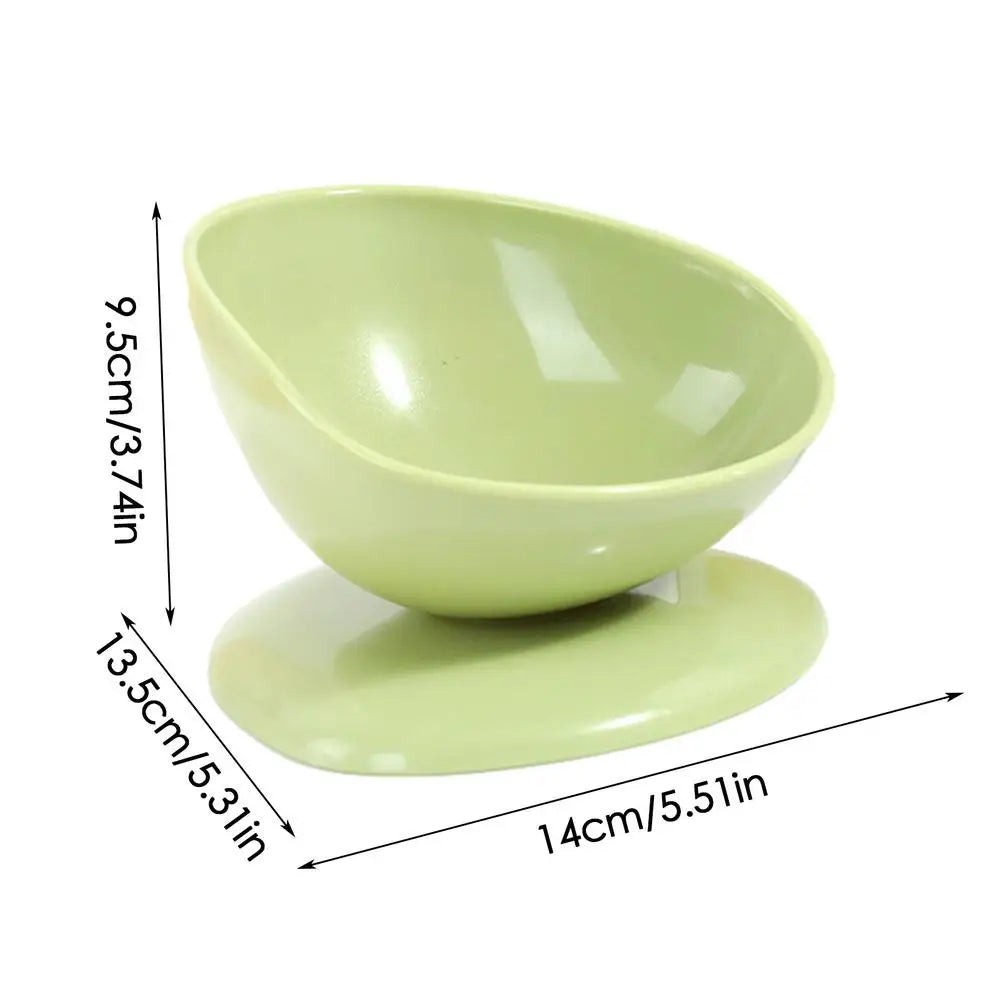 Raised Cat Food Bowl Spill Proof Cat Bowls Portable Dog Food Feeding Pet Feeder with Anti Slip Base for Indoor Cats Puppy Dogs