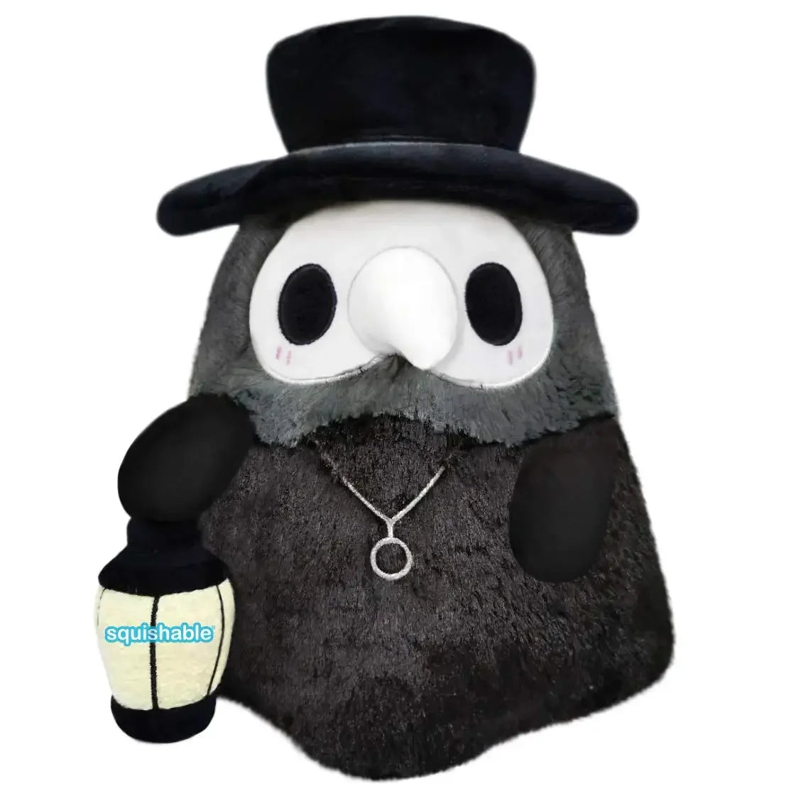 Cartoon Character Bird Mouth Doctor Plush Doll, Crow Nurse Luminous Doll Light-emitting Doll Stuffed doll holiday party props