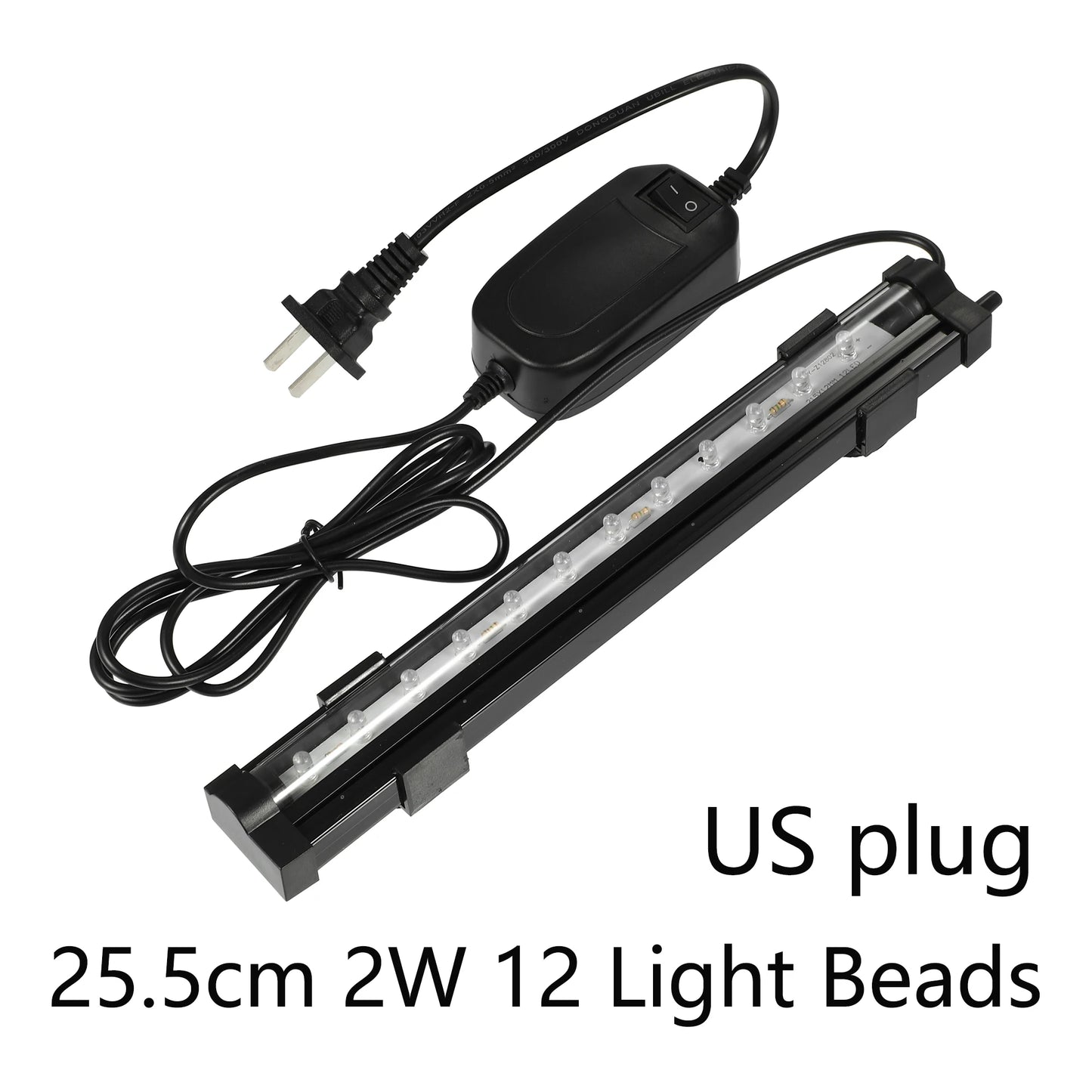 UXCELL 15-116CM Aquarium LED Light Full Spectrum Fish Tank 7-36 Light Beads Decor Colorful Lighting Lamp Plant Grow Tools