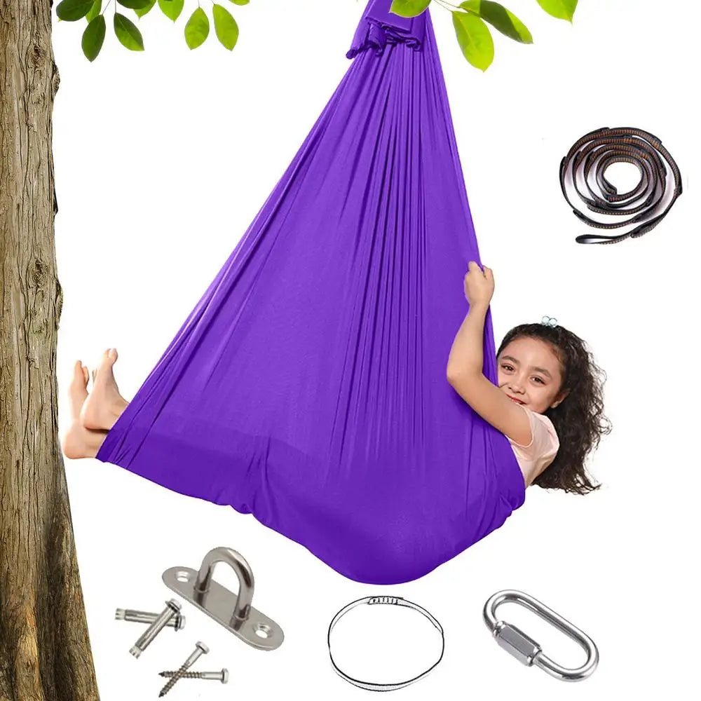 Swing For Kids Indoor Swing Chairs For Kids With 360 Swivel Hanger Comfortable And Durable Children's Indoor Adjustable Hammock