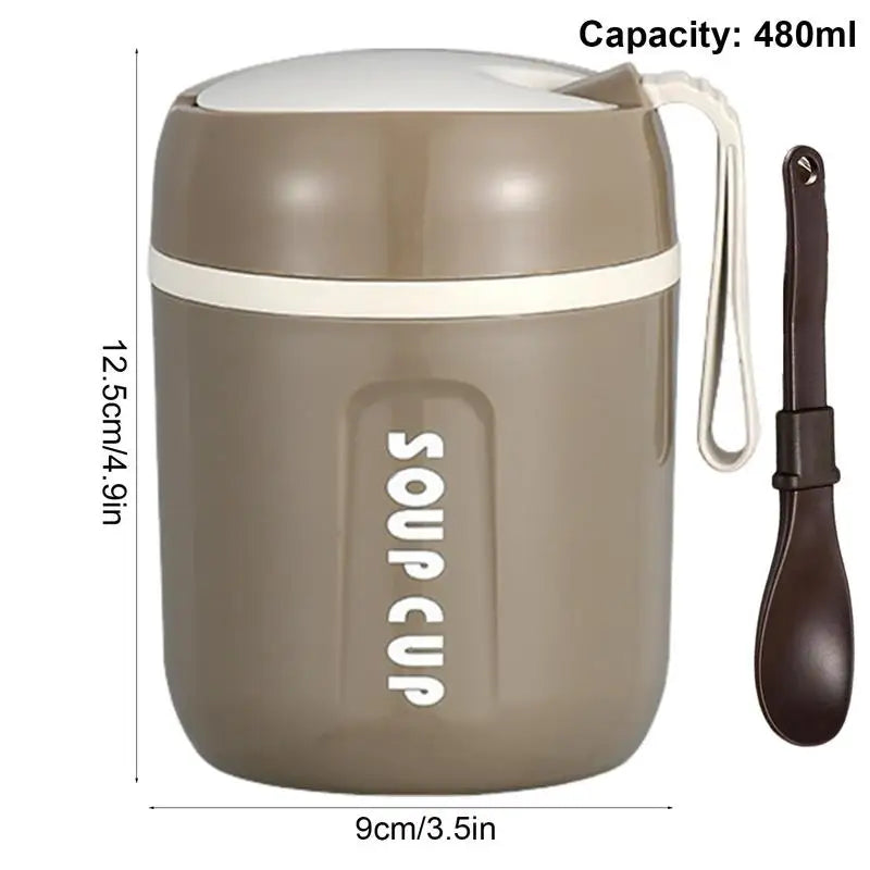 Thermal Containers For Hot Food Stainless Steel Insulated Food Container Reusable Lunch Box Container Large Insulated Snack