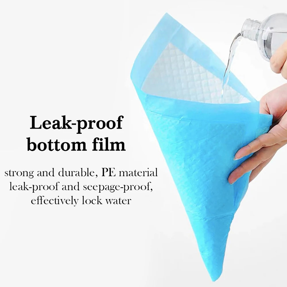 10pcs Dog Training Pee Pads Super Absorbent Puppy Dog Diaper Disposable Healthy Clean Nappy Mat for Pets Dairy Diaper Supplies