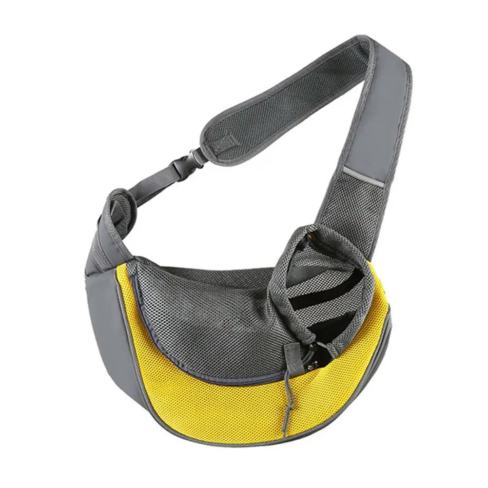 Large Space Pet Travel Shoulder Bag, Widened And Thickened Shoulder Strap Design Does Not Squeeze Breathable Mesh Pet Backpack