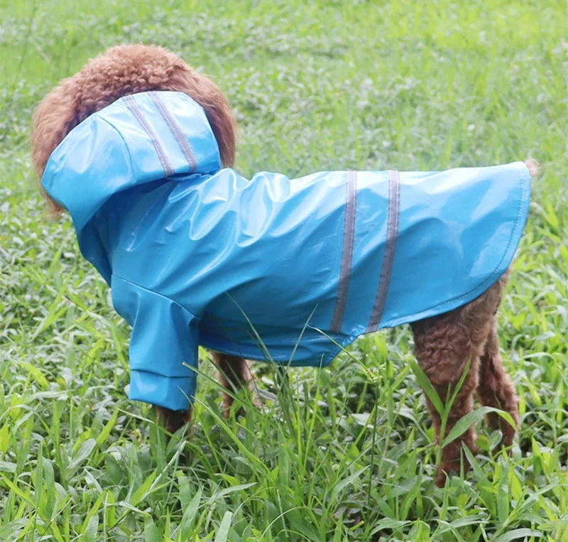 Dog Coat Waterproof PU Dog Raincoat for Small Dogs Cats Reflective Puppy Raincape Chihuahua Yorkies Pet Poncho dog raincoat