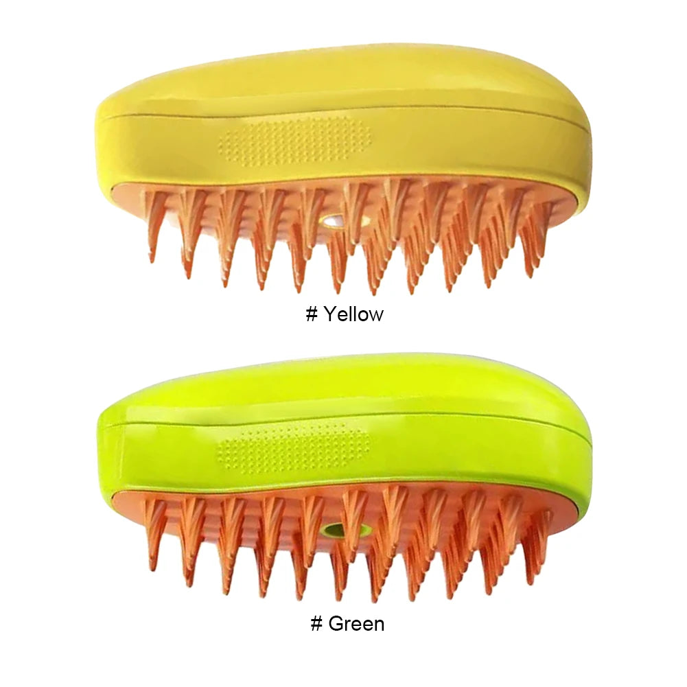 3 in 1 Cat Hair Removal Combs Steam Brush Steamy Dog Brush Electric Spray Cat Hair Brushes for Massage Pet Grooming Comb