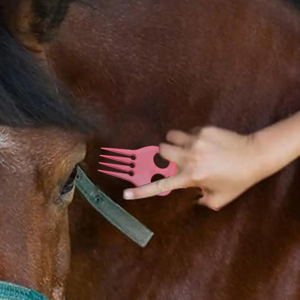 20PCS Mane Pulling Comb for Horses Portable Horse Grooming Tools Horse Comb Set Ergonomic Horse Mane Comb Horse Grooming